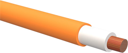 Svetskabel dubbelisolerad, 16mm², Orange